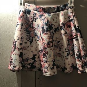 Floral skater skirt